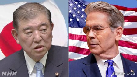 石破首相がアメリカのベッセント財務長官らと会談 関税措置受けた日米交渉“必ずいい合意できる”と応じる | NHK | 関税