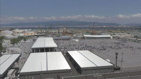 【万博】22日の一般来場者は10万人割り込む　猛暑日でパビリオンだけでなく給水スポットにも行列（2025年7月23日掲載）｜YTV NEWS NNN