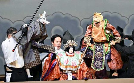 【大阪・関西万博開催記念　夏休み文楽特別公演】音で奏でる「絹の道」西遊記・完結篇 － 竹沢団七「作曲家は演出家でもある」　 | 紡ぐプロジェクト