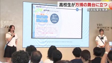 大阪・関西万博で香川の２つの高校が「高校生ＭＩＲＡＩ万博」で発表　“せとうち留学生”２人の思い伝わる | OHK　岡山放送