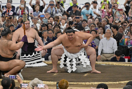 大の里「特別な場所」＝大阪・関西万博会場で巡業―大相撲 | 時事通信ニュース