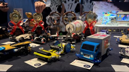 万博で魔改造ミニ四駆大会、球状歯車にGFRP切削車体と製造業ガチ対決 | 日経クロステック（xTECH）