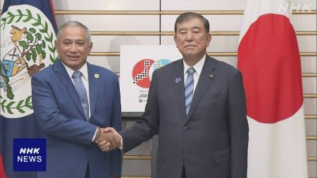 石破首相 ベリーズの首相と会談 “国際秩序維持に向け連携を” | NHK