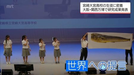 「かましていかんと！」大阪・関西万博で未利用魚「シイラ」の活用方法を提言　宮崎の高校生たちに密着 | MRTニュース ｜ ＭＲＴ宮崎放送