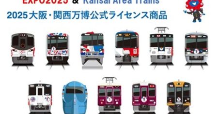 プレスリリース：関西鉄道会社11社＆大阪・関西万博が夢の共演！大阪・関西万博ならではの「鉄道会社＆ミャクミャク」のコラボレーション商品が新登場！（PR TIMES） | 毎日新聞