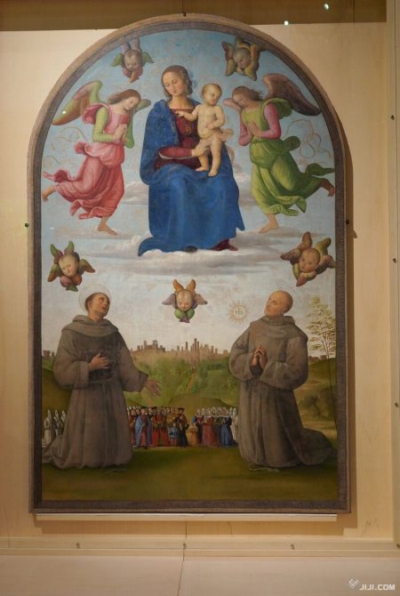 画像・写真：イタリア館に国外初展示の絵画　ペルジーノ「正義の旗」―大阪・関西万博：時事ドットコム