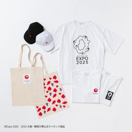 アーバンリサーチ、万博コラボグッズ新登場。日常使いしやすいこみゃくTシャツ/トートバッグ/キャップ 実店舗と通販で - トラベル Watch