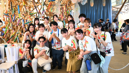 【大阪・関西万博】「いのちの遊び場 クラゲ館」でおおきに日本文化班・桜がワークショップを開催 ｜立命館大学