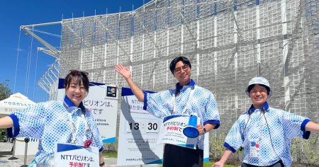 大阪万博の民間出展のパビリオン、社員起用で働きがい向上　NTTは2300人が体験 - 日本経済新聞