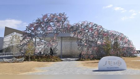 大阪万博:パナソニック「ノモの国」、閉幕後は建築部材の９９％以上を再利用…柱や梁に照明やトイレまで : 読売新聞