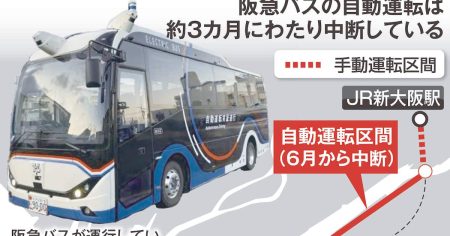 万博行き阪急バス「自動運転」復活せぬまま閉幕？　トラブルで3カ月中断「原因調査中」 - 産経ニュース
