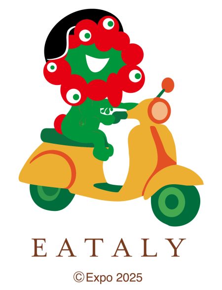 イータリー、国内店舗で万博グッズ発売。ミャクミャクがスクーターで大阪散策する限定トートバッグやマグカップなど - トラベル Watch