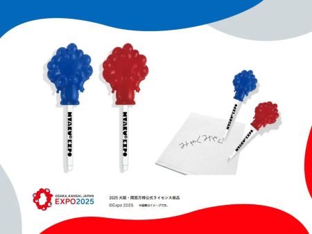 大阪・関西万博「ミャクミャク」新グッズ登場！かわいいボールペン、光るおすわりライト 「おえかきさん」コラボも | 鉄道ニュース | 鉄道チャンネル