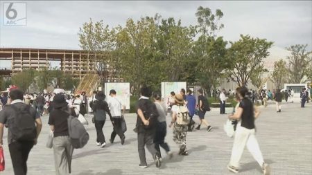 万博閉幕まで１カ月　会場は混雑続く　今週末も来場者数最多更新の見込み（ABCニュース） - Yahoo!ニュース