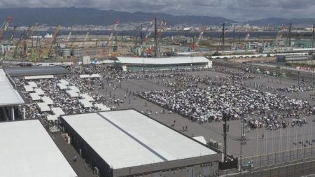 【速報】“駆け込み大混雑”万博20日（土）の一般来場者数は21.1万人　総来場者は23万人超え！（読売テレビ） - Yahoo!ニュース