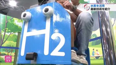 水素の最新技術 万博会場で展示 水素つくる体験ゾーンも｜NHK 関西のニュース
