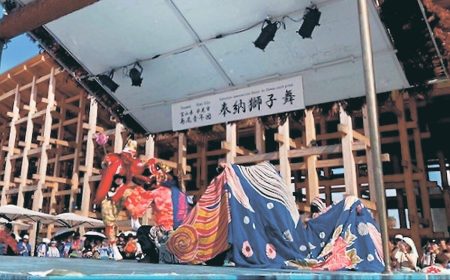 島尾青年団、獅子舞で氷見アピール　大阪・関西万博、来場者と交流も｜北日本新聞webunプラス