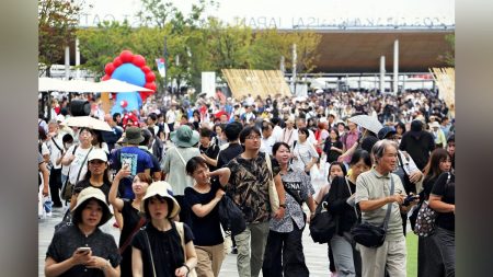大阪万博:万博の１日の来場者、２２日に最多更新…２２万５３３３人 : 読売新聞