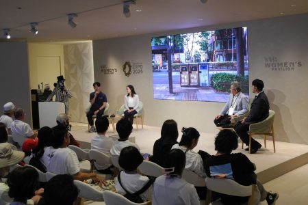 大阪・関西万博「ウーマンズパビリオン」で開催されたトークイベントに参加 スマートゴミ箱「SmaGO」の事例を紹介 | 株式会社フォーステックのプレスリリース