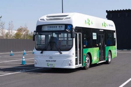 ヒョンデのEVバス「ELEC CITY TOWN」、大阪万博で47万人以上が利用 - スマートモビリティJP