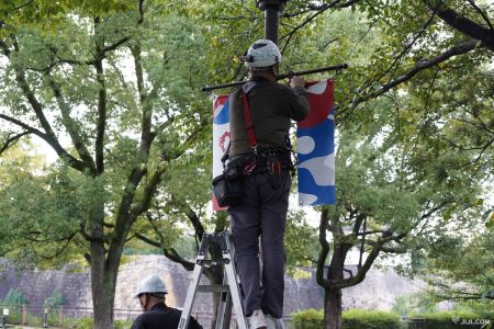 万博閉幕でフラッグも撤去　大阪市〔地域〕：時事ドットコム