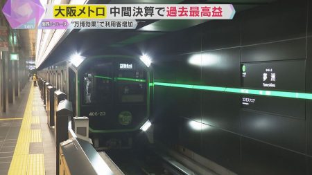 【過去最高益】大阪メトロの中間決算　万博関連で97億円の利益　大阪・関西万博効果で利用客増加　（2025年11月11日掲載）｜YTV NEWS NNN