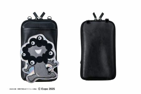 ミャクミャク（モノクロver.）のスマホポシェットが付録のムック本が12/23発売。キラキラ生地に映える《黒ミャクミャク》刺繍がキュート！ - 電撃オンライン