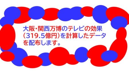 大阪・関西万博　宣伝広報費103億円はテレビ（CM＋番組露出）だけでペイ。TVメタデータを用いたMMM（マーケティング・ミックス・モデリング）の分析内容をnoteとYOUTUBEで発表し元データを配布