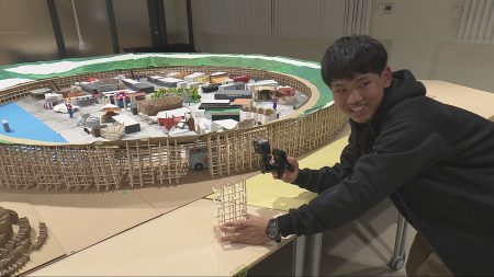 万博会場が1/200サイズに！ 明石高専の学生制作 20日からは一般公開も - サンテレビニュース
