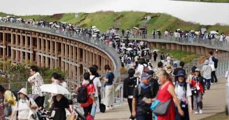 大阪万博、大屋根リングの解体始まる　部材は復興住宅などに活用 - 日本経済新聞