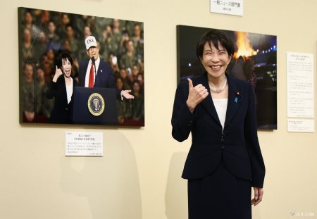 高市首相「不安を希望に」　報道写真展で決意新た：時事ドットコム