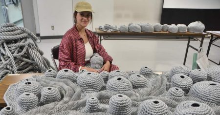 未完の万博編み物アート　元消防署で制作続く　ポルトガルと堺、歴史が結ぶレガシー　万博レガシーここにあり - 産経ニュース