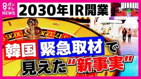 大阪にもたらされるのは光か影か　万博に続く”大阪経済の起爆剤”に？2030年に開業予定IR＝カジノ含む統合型リゾート”IR大国”韓国緊急取材で見えた”新事実”は「周辺への利益は少ない」|au Webポータル経済・ITニュース