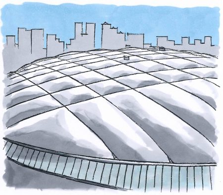 越境連載「クイズ名建築のつくり方」24：東京ドームの膜屋根はどうやって膨らませた？ | BUNGA NET