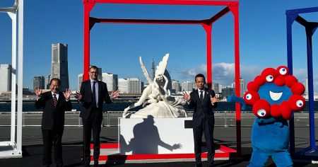 横浜・山下ふ頭にルーヴルの彫刻？　大阪・関西万博で展示された大型複製が集結へ｜美術手帖