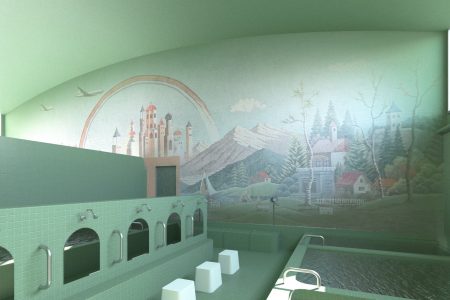 東新宿に「黄金湯」2号店がオープン、内装設計は万博パビリオンの永山裕子