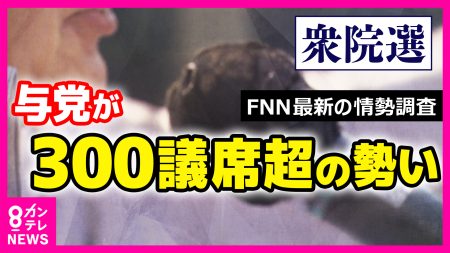 自民300議席台をうかがう　連立パートナーの維新は伸び悩む　中道は公示前議席の半分まで落ち込む可能性も　大阪の注目選挙区の情勢は　共同通信・太田氏「まだ予断は禁物」FNN世論調査【衆院選】 | 関西のニュース | ニュース | 関西テレビ放送 カンテレ