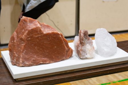 万博パキスタン岩塩授業が菅原小で - 枚方つーしん