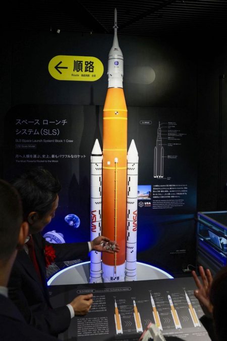 万博の米ロケット模型を寄贈　月探査使用、大阪市科学館：中日新聞Web