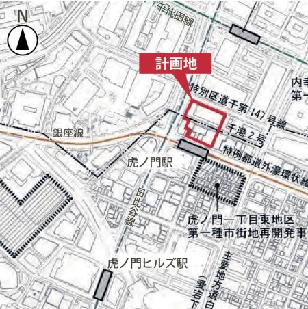 虎ノ門・霞が関地区再開発／延べ１５・１万平米の超高層建設／準備組合 – 日刊建設工業新聞