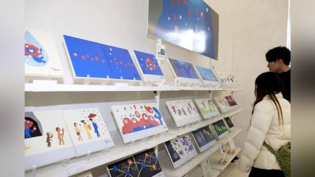 ミャクミャク絵本展再び、ファン「足跡をあちこち追っている」…２７日まで、イラスト３８点作者の解説も : 読売新聞