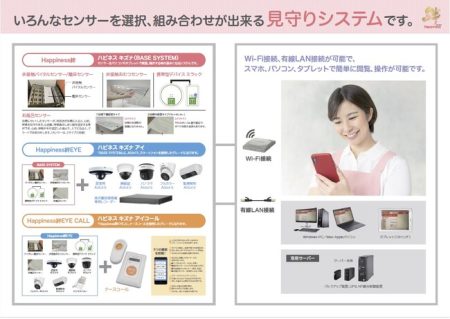 IoT見守りシステム「Happiness絆/ハピネス　キズナ」が、ケアテックス東京にて、４ブース、メイン通路沿いで出展します。 | テレ東・ＢＳテレ東の読んで見て感じるメディア テレ東プラス