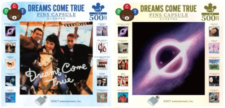 DREAMS COME TRUE NEWアルバム発売記念！歴代アルバムジャケットを使用した『DREAMS COME TRUE ピンズカプセル』が2026年3月17日(火)より販売開始！ | 株式会社ローソンエンタテインメントのプレスリリース