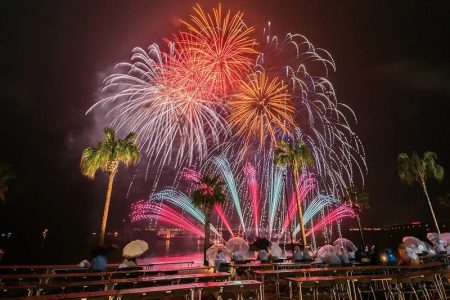 【泉佐野】 今年で10回目の「りんくう花火2026」が開催